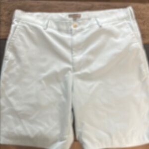 Peter Millar Light Blue Flat Front Shorts